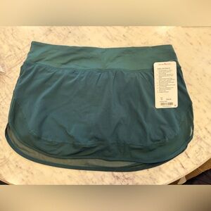 Lululemon Forest Green Tennis Skirt - Size 10 NWT